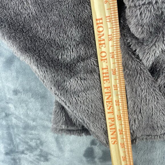 PATAGONIA Fleece Hoody Jacket Womens L Teddy Fluffy String tie Brown - Picture 6 of 7